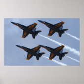 Blue Angels FA-18 Poster (Voorkant)