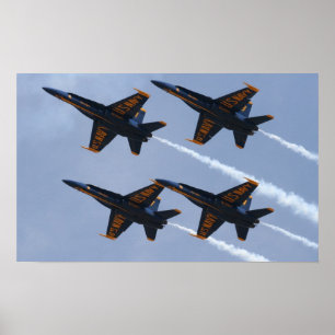 Blue Angels FA-18 Poster