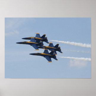 Blue Angels FA-18 Poster
