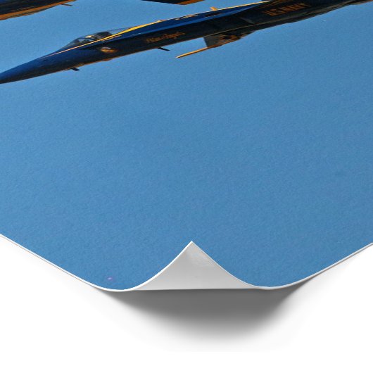 Blue Angels Four Ship Formation Poster (Hoek)