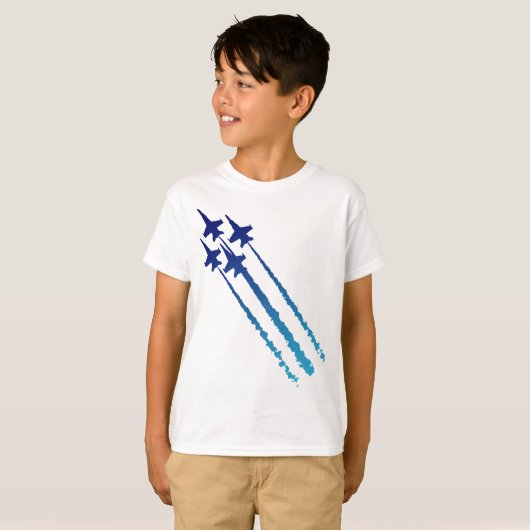 Blue Angels Front & Back Diamonds T-Shirt (Voorkant volledig)