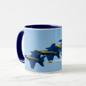 Blue Angels gestapelde mok (Voorkant links)