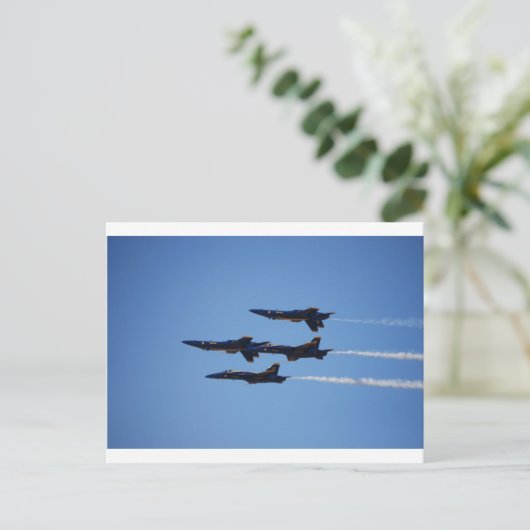 Blue Angels Inverted Briefkaart (Staand voorkant)