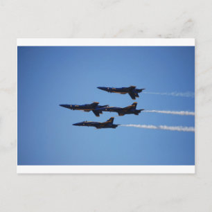 Blue Angels Inverted Briefkaart