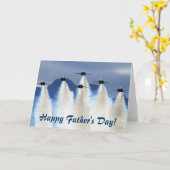 BLUE ANGELS Jet Fighters Vaderdag Kaart (Gele Bloem)