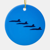 Blue Angels Jet Keramisch Ornament (Voorkant)