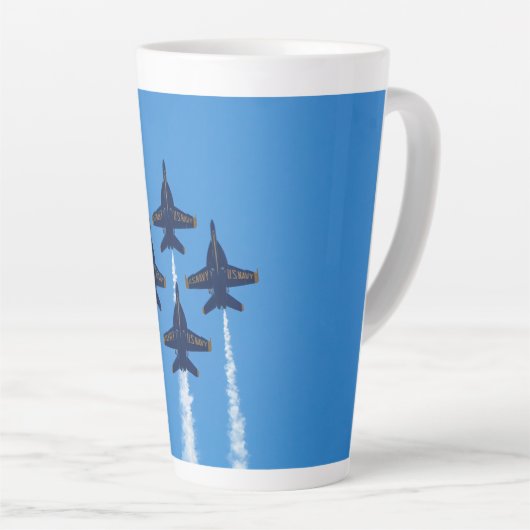 Blue Angels Latte Mok (Rechterhoek)