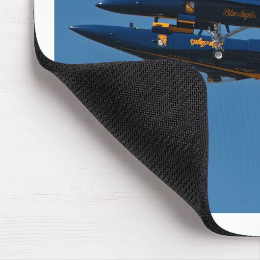 Blue Angels Mirror Afbeelding Formation Mousepad Muismat (Hoek)
