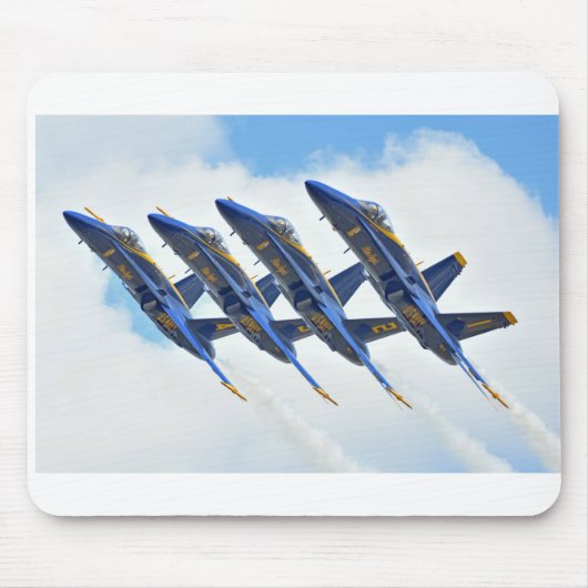 Blue Angels Mousepad Muismat (Voorkant)