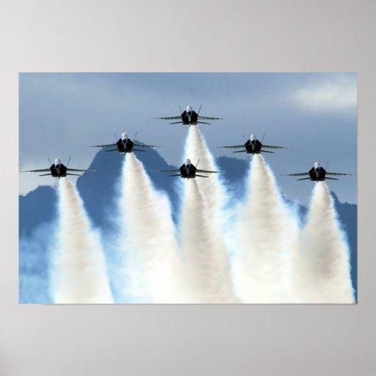 Blue Angels Pensacola Florida Air Show Poster (Voorkant)