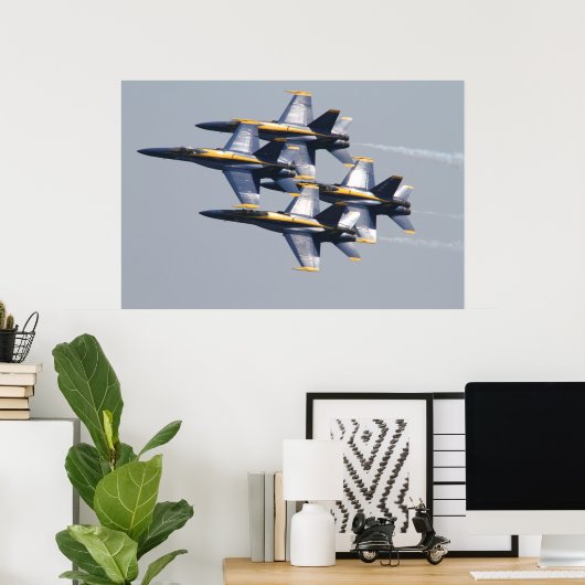 Blue Angels Pensacola Florida Poster (Thuiskantoor)