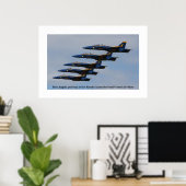 Blue Angels Poster (Thuiskantoor)