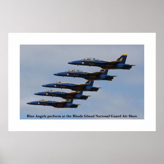 Blue Angels Poster (Voorkant)