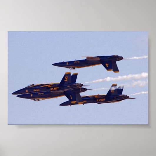 Blue Angels Poster (Voorkant)