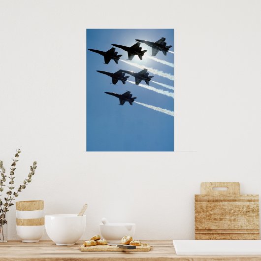 Blue Angels poster (Keuken)