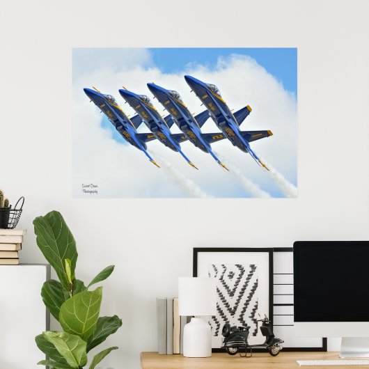 Blue Angels Poster (Thuiskantoor)