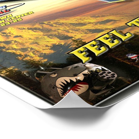 Blue Angels show poster (Hoek)