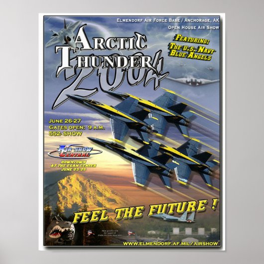 Blue Angels show poster (Voorkant)