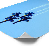Blue Angels Signature Flyby Poster (Hoek)