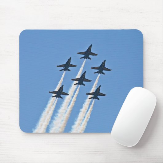 Blue Angels Six Ship Formation Mousepad Muismat (Met muis)
