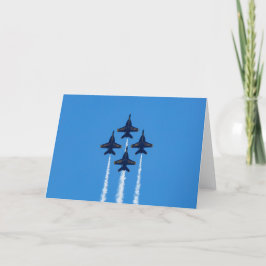 Blue Angels Wenskaart Bedankkaart