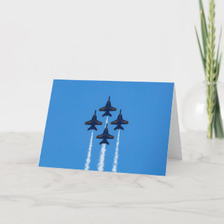 Blue Angels Wenskaart Bedankkaart