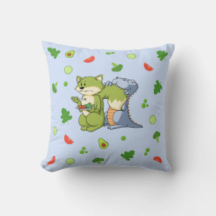 Blue Animals & Vegetables Kinder Sierkussen