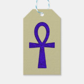 Blue Ankh Gift Label Cadeaulabel (Voorkant)