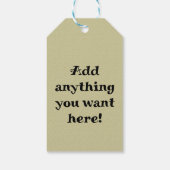 Blue Ankh Gift Label Cadeaulabel (Achterkant)