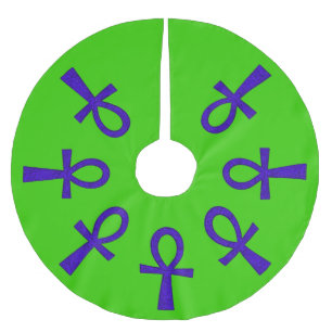 Blue Ankh Kerstboom Rok