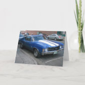 "Blue Antiek Stillwater Car" — Kaart krijgen (Voorkant)