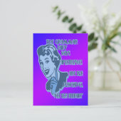 Blue Apostrophes Briefkaarten (Staand voorkant)