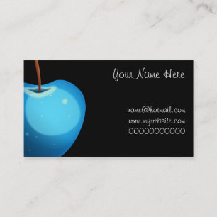 Blue Apple, Jouw naam here, name@hotmail.comwww... Visitekaartje