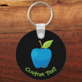 Blue Apple-Sleutelhanger Sleutelhanger (Voorkant)