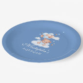 Blue Aqiqah Baby Boy Paper Plates Papieren Bordje (Gekanteld)