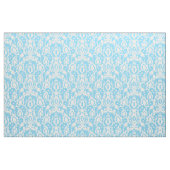 Blue Aqua Casbah Damask Stof (Fat Quarter)