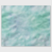 Blue Aqua Mint Ombre Cadeaupapier (Vlak)