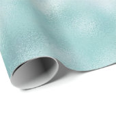 Blue Aqua Mint Ombre Cadeaupapier (Rol Hoek)