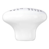 Blue Aqua Ocean Zee Custom Coastal Family Keramische Knop (Zijkant)