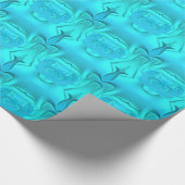 ~ BLUE AQUA Shades ~ STARTLINGLY 3D ~  Cadeaupapier (Hoek)