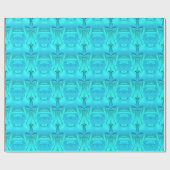 ~ BLUE AQUA Shades ~ STARTLINGLY 3D ~ Cadeaupapier (Vlak)