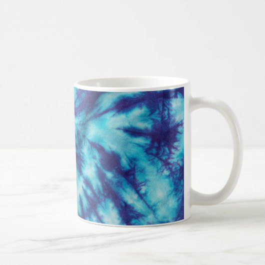 Blue Aqua Stropdas-Dye Koffiemok (Rechts)