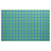 Blue Aqua Turquoise Lime Green Bali Batik Pattern Stof (Yard (91,4 cm))