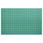 Blue Aqua Turquoise Lime Green Bali Batik Pattern Stof (Fat Quarter)