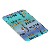 Blue Aquarius, Sign of the Zodiac. Magneet (Rechterzijde)