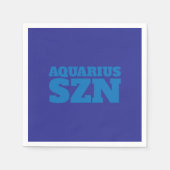 Blue Aquarius SZN Cool Servet (Voorkant)
