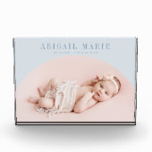 Blue Arch Baby Photo Keepsake Fotoblokken (Voorkant)