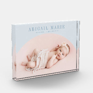 Blue Arch Baby Photo Keepsake Fotoblokken