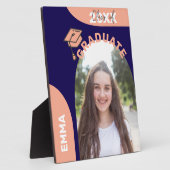 Blue Arch Design 2025 Afstuderen fotoaankondiging Fotoplaat (Zijkant)