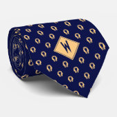 Blue Archaeologist Pharaoh Stropdas (Opgerold)